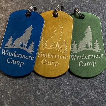 Anodized Aluminum Dog Tags