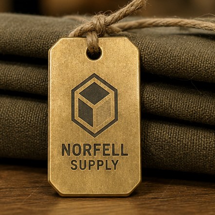 Customized dog tags for brands and merchandise