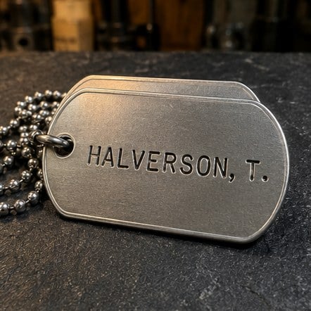 Military Style Dog Tags