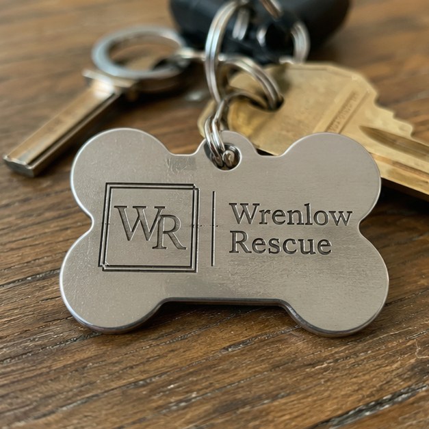 Personalized dog tags — customer photo